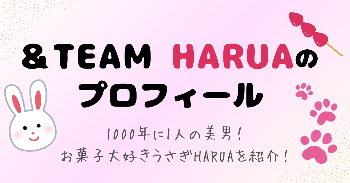 ＆TEAM HARUAのプロフィール